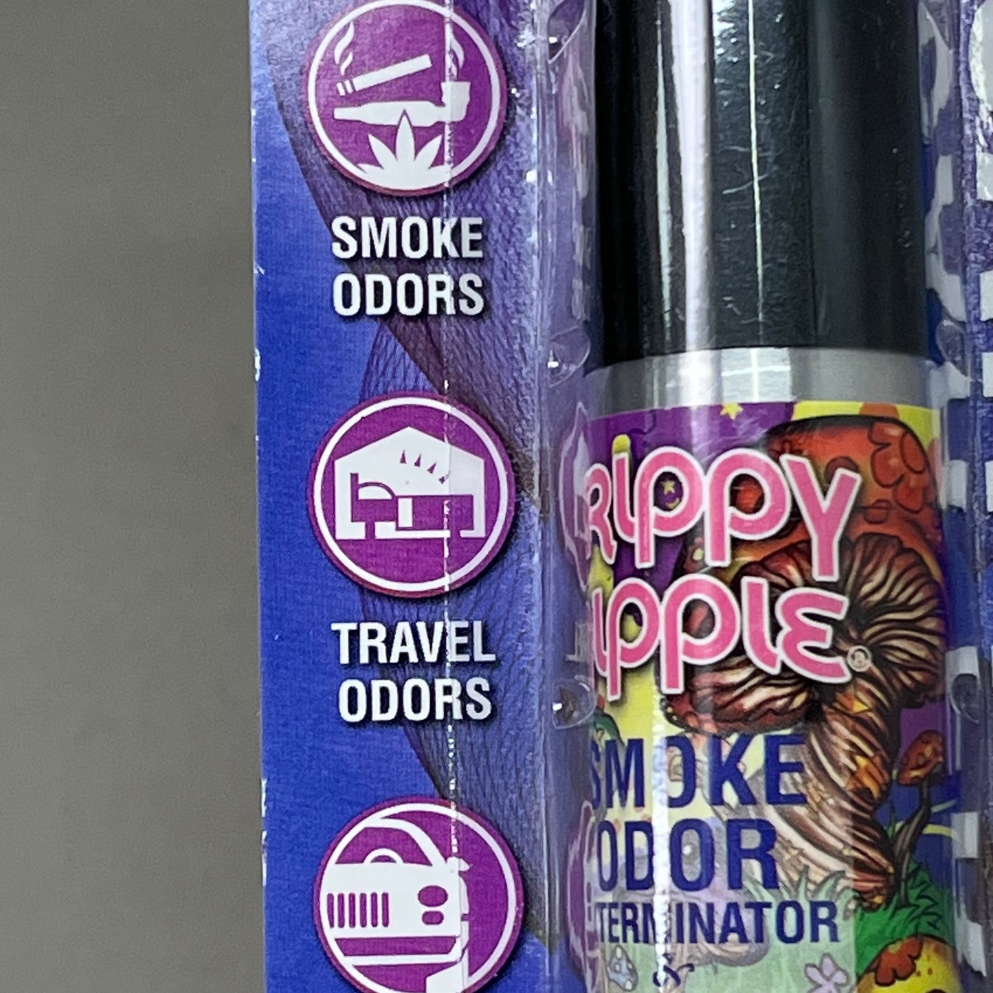 SMOKE ODOR (4 PACK)Exterminator Spray Air/Car Freshener Trippy Hippie Scent 1oz