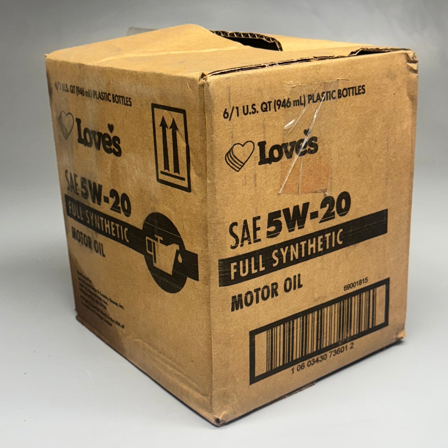 ZA@ LOVES (6 PACK, 6 QUARTS TOTAL) Sae 5W-20 Full Synthetic for Gasoline Engines (New Other)