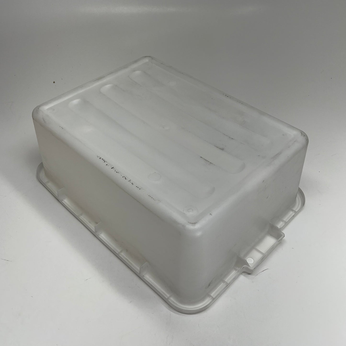ZA@ WINCO (3 PACK) Dish Box Standard Weight Polypropylene 7" White  PL-7W