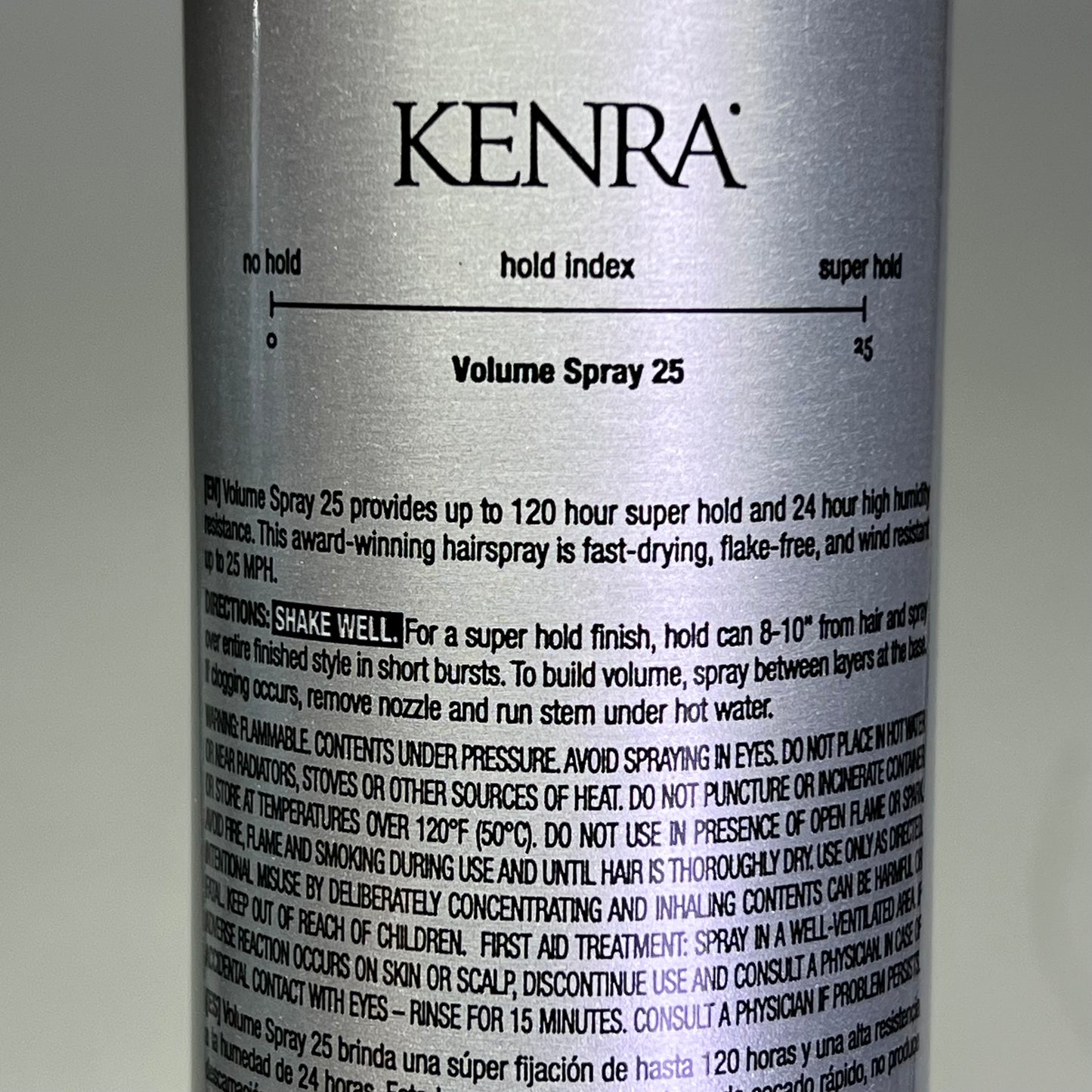KENRA (3 PACK) Humidity Resistance 25 Volume Spray Super Hold Hair Spray 10.0 Oz