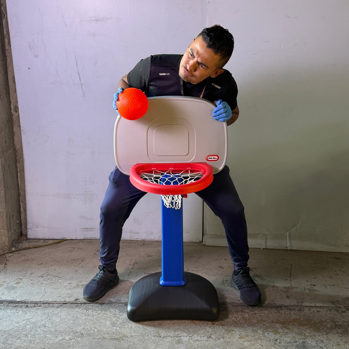 ZA@ LITTLE TIKES TotSports Easy Score Adjustable Kid’s Basketball Set 612329M81X1 D