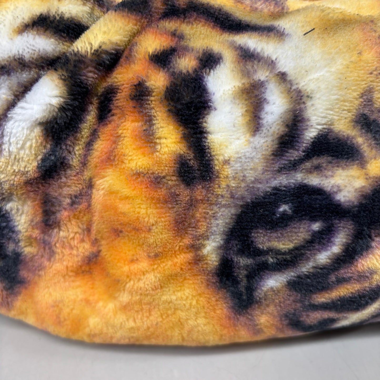 HOT Super Soft Fleece Blanket Tiger w/ Cheetah Print Pattern One Sz (Full Size)