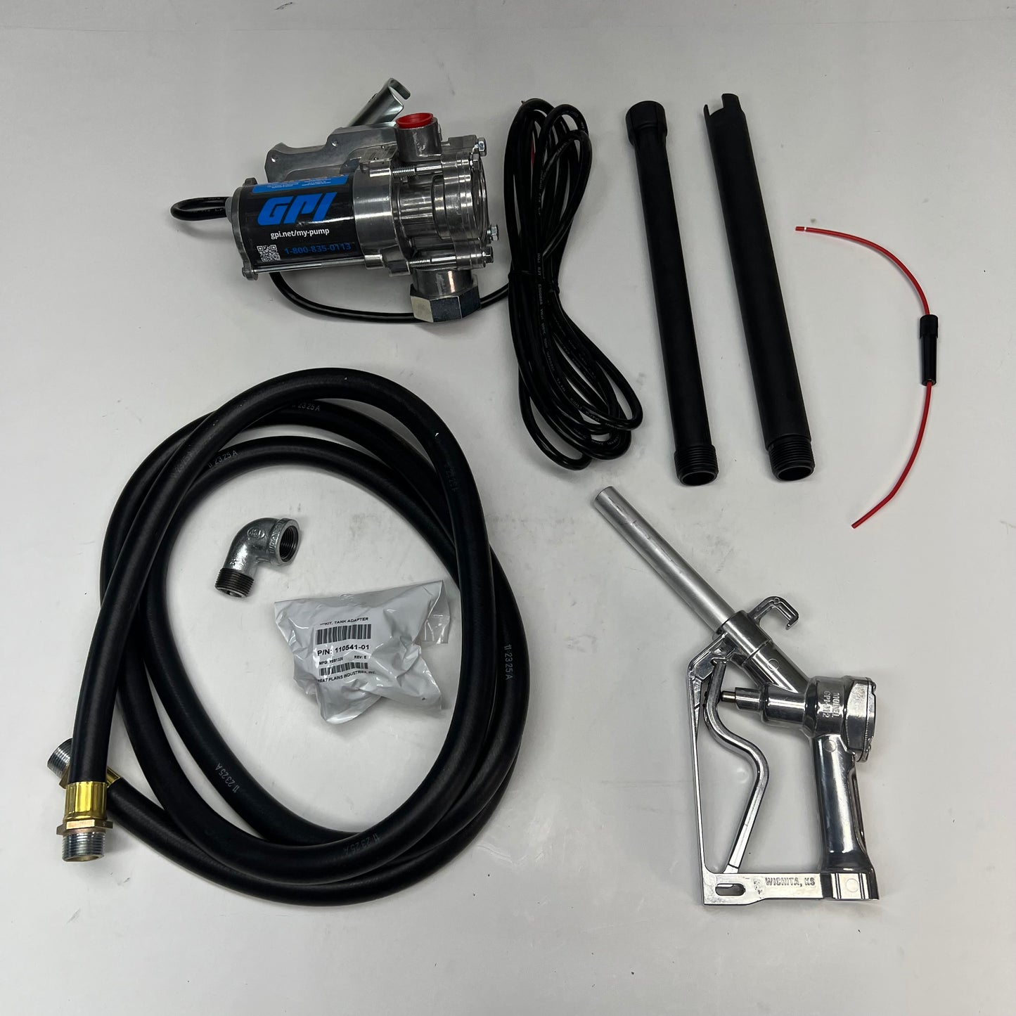 GPI Transfer Tank Pump Kit W/ Spin Collar 8 Gal Per Minute 12V Silver 137100-05