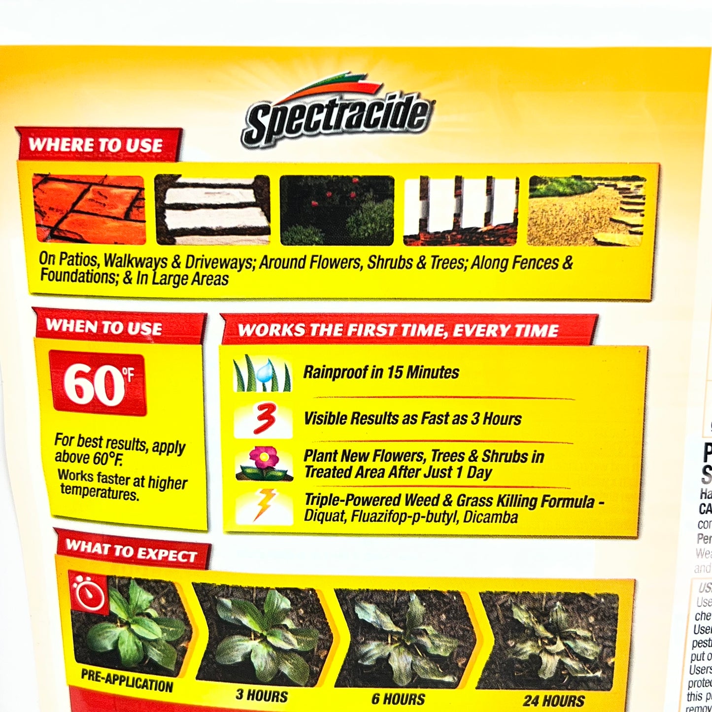 SPECTRACIDE Weed & Grass Killer Concentrate Kills The Root 1 Gal