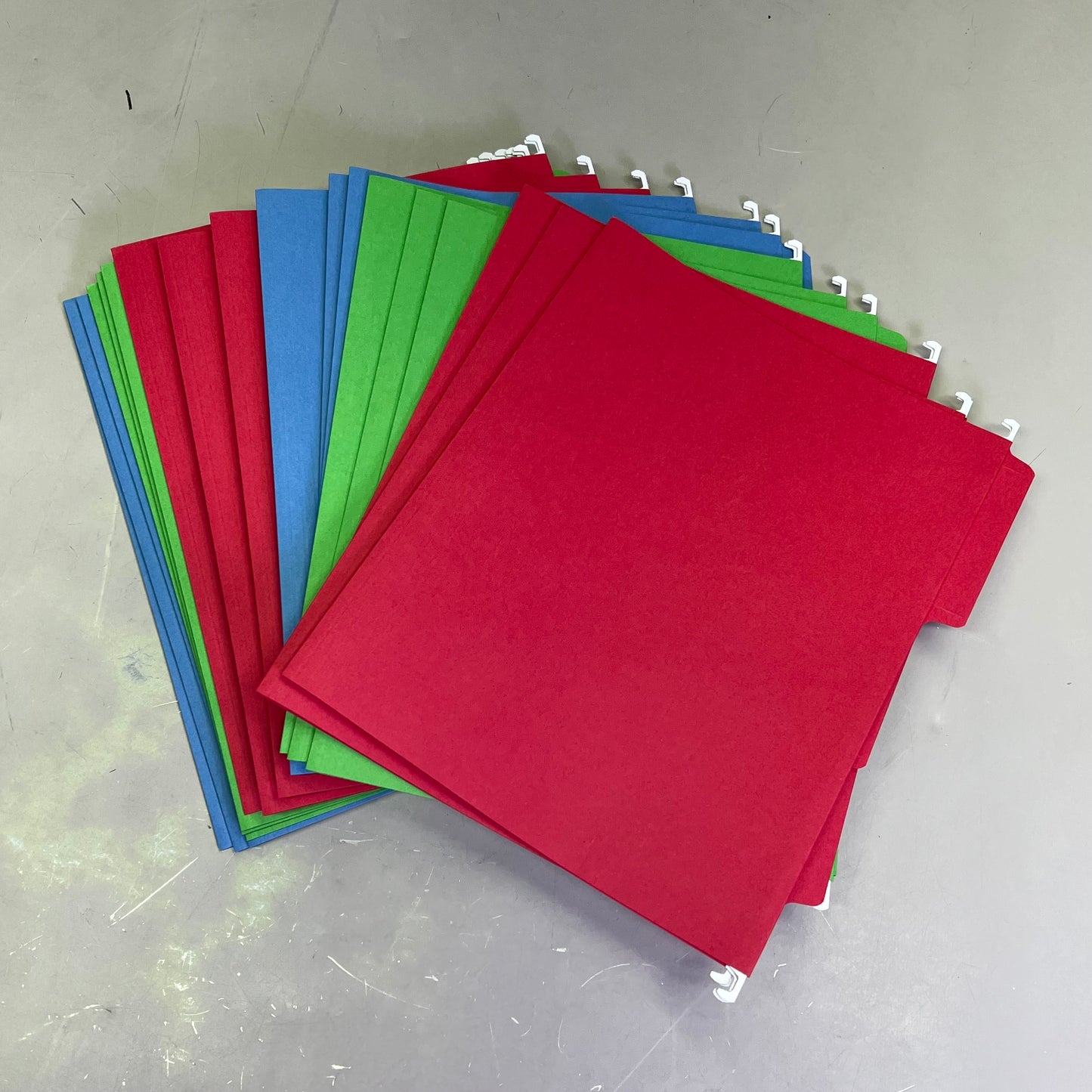 SMEAD (18 PACK) FasTab Hanging File Folders 1/3 Cut Multicolor 64053