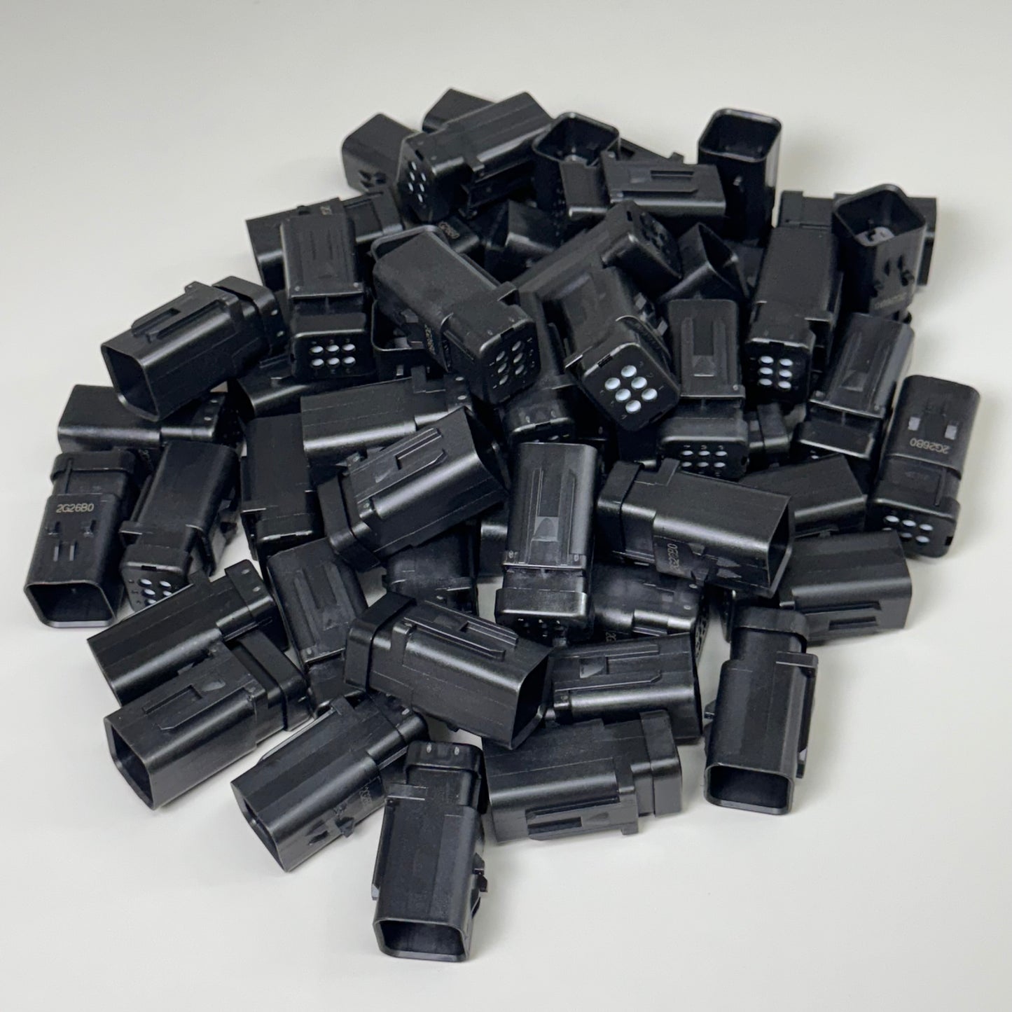 TE CONNECTIVITY (50 PACK) Deutsch 6-Way Plug Connector Cap 776537-2