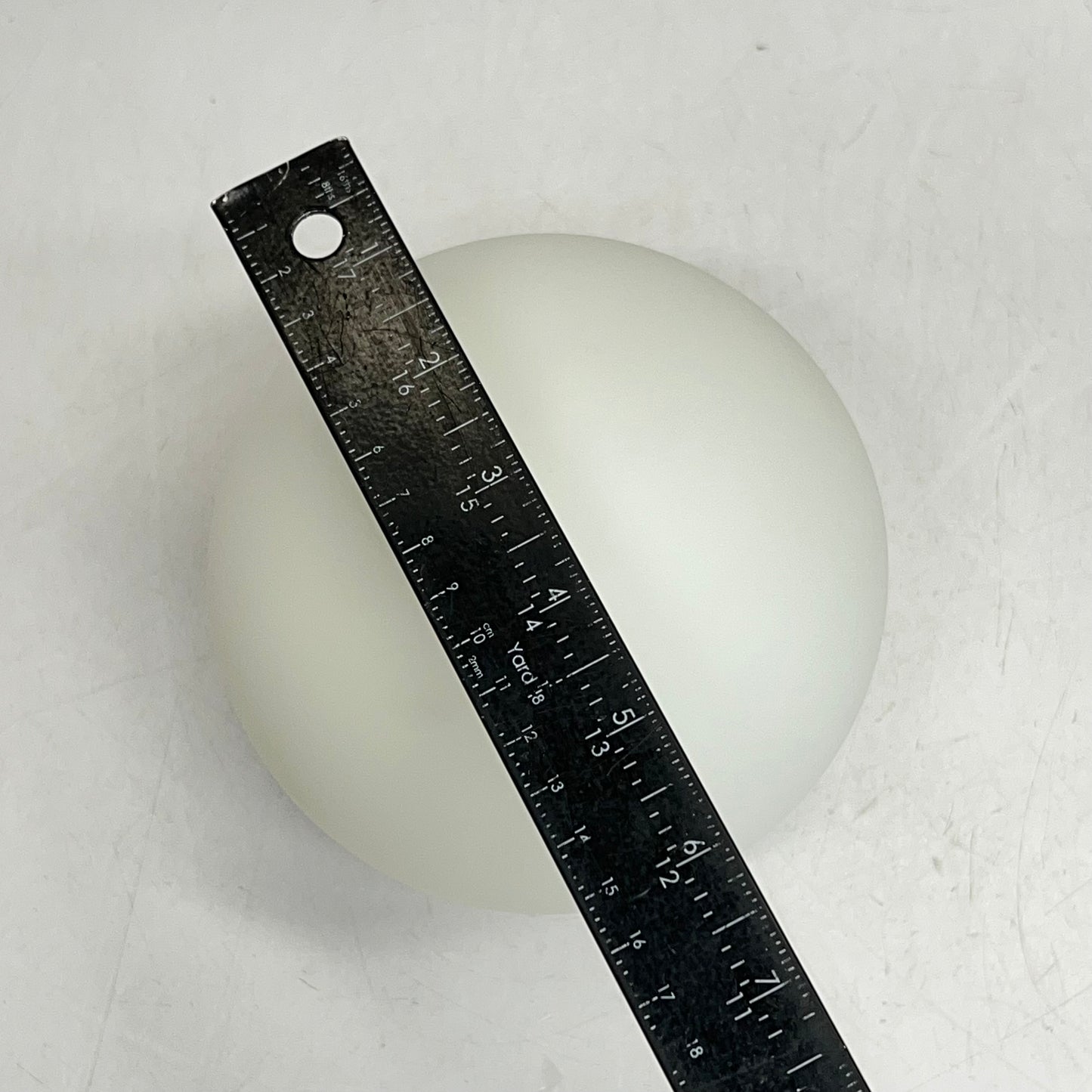 TALA Lighting Replacement Porcelain Sphere W/ Bulb 6.5" Matte White Dim To Warm