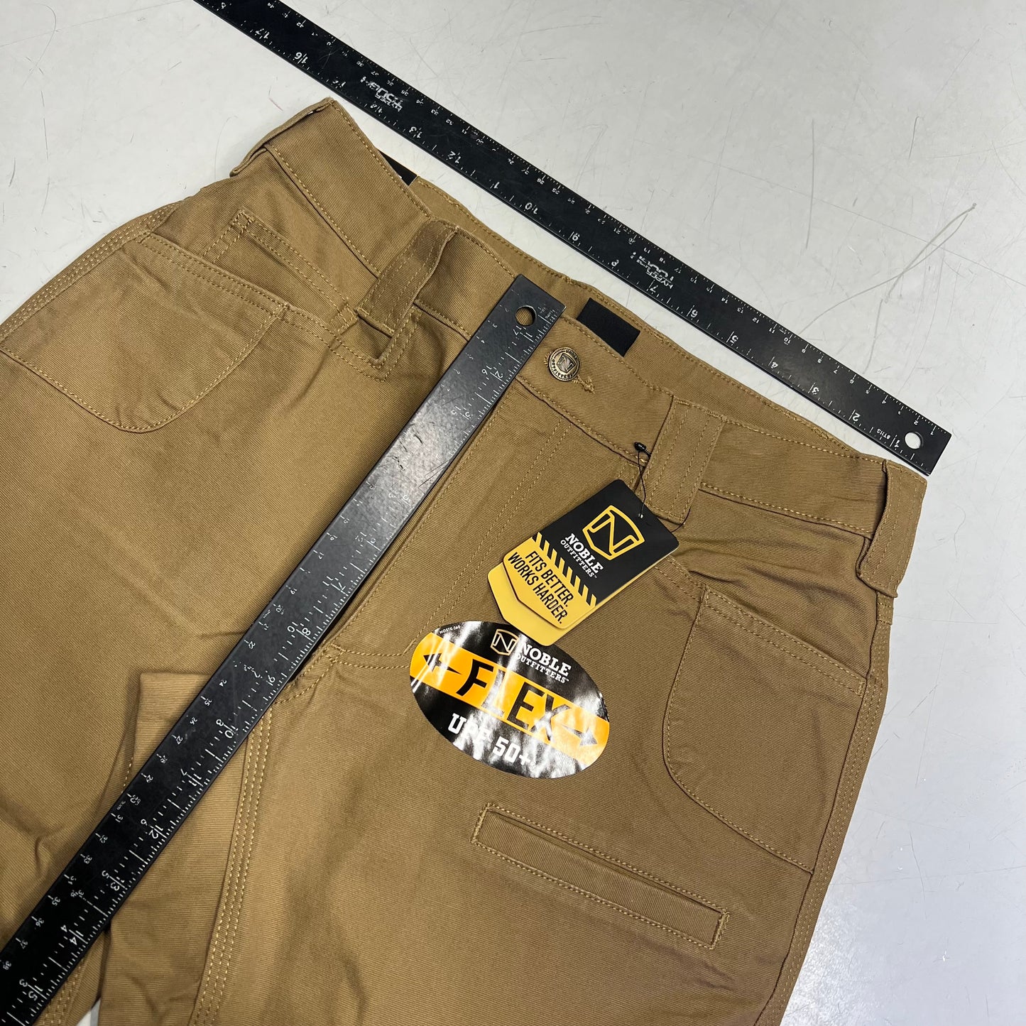 NOBLE OUTFITTERS Flex Stretch Canvas Work Pant Men's Sz 30x30 Coyote 18425