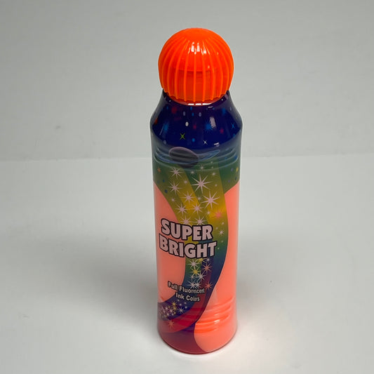 DAB O INK (12 PACK) Super Bright Full Fluorescent Bingo Ink Marker 3oz Orange