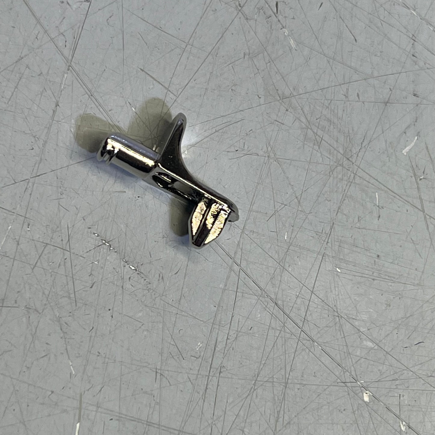 ZA@ (LOT OF 2) Hardware Adjustable Shelving Studs & Philip Head Chubby Screws Chrome