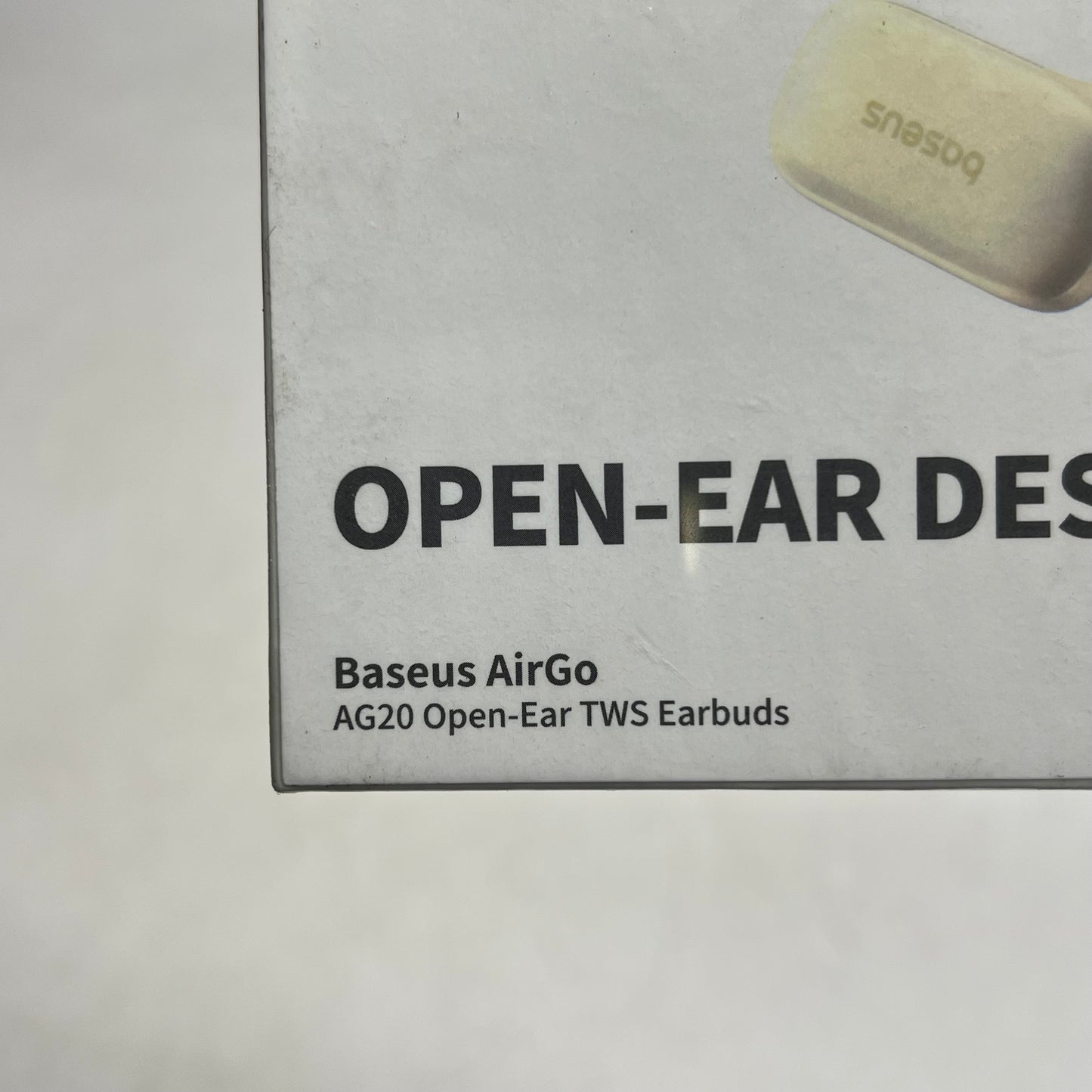 BASEUS Airgo Open-ear Earbuds Behind The Ear Mount 16.2mm Emitter Pearl AG20