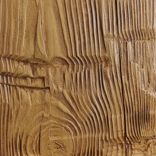 EKENA MILWORK Hertiage Timber Reclaimed Axe Cut Faux Wood Beam 3.5"x6'L Caramel