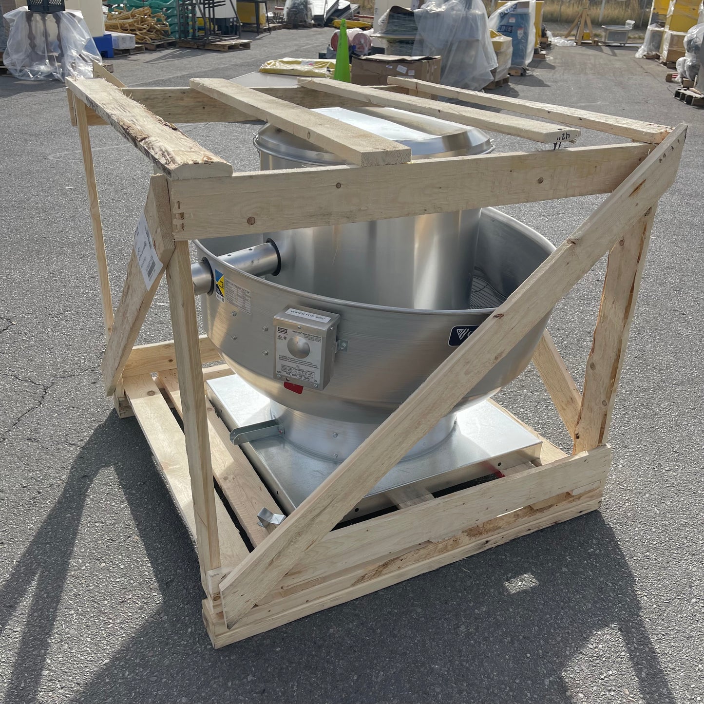 Z@ CANARM HVAC Belt Drive Upblast Exhauster ~140 lbs ALUMINUM ALX180UBT30100M