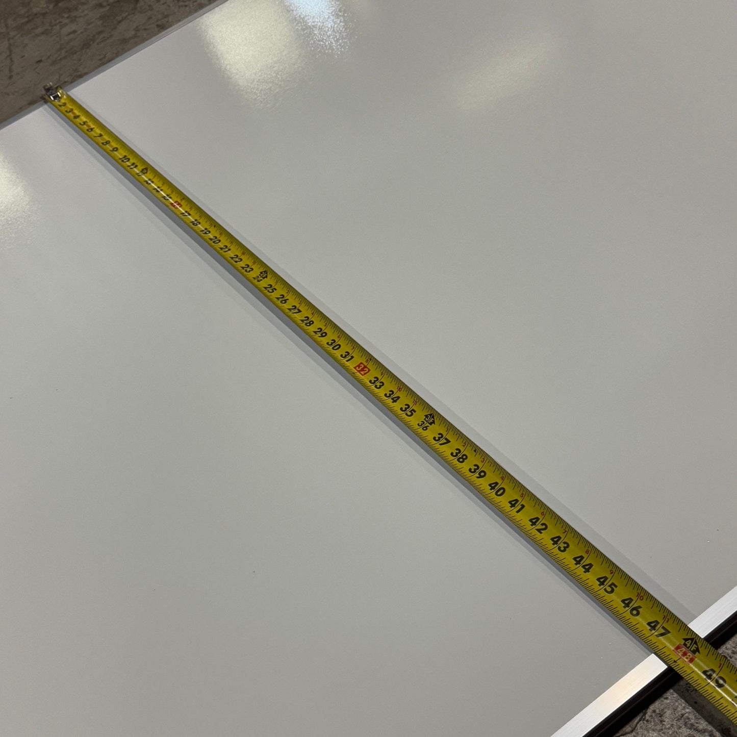 ZA@ MEAD Wall Mount Dry Erase Whiteboard Sz 72”Wx48”H (AS-IS, Minor Damage)