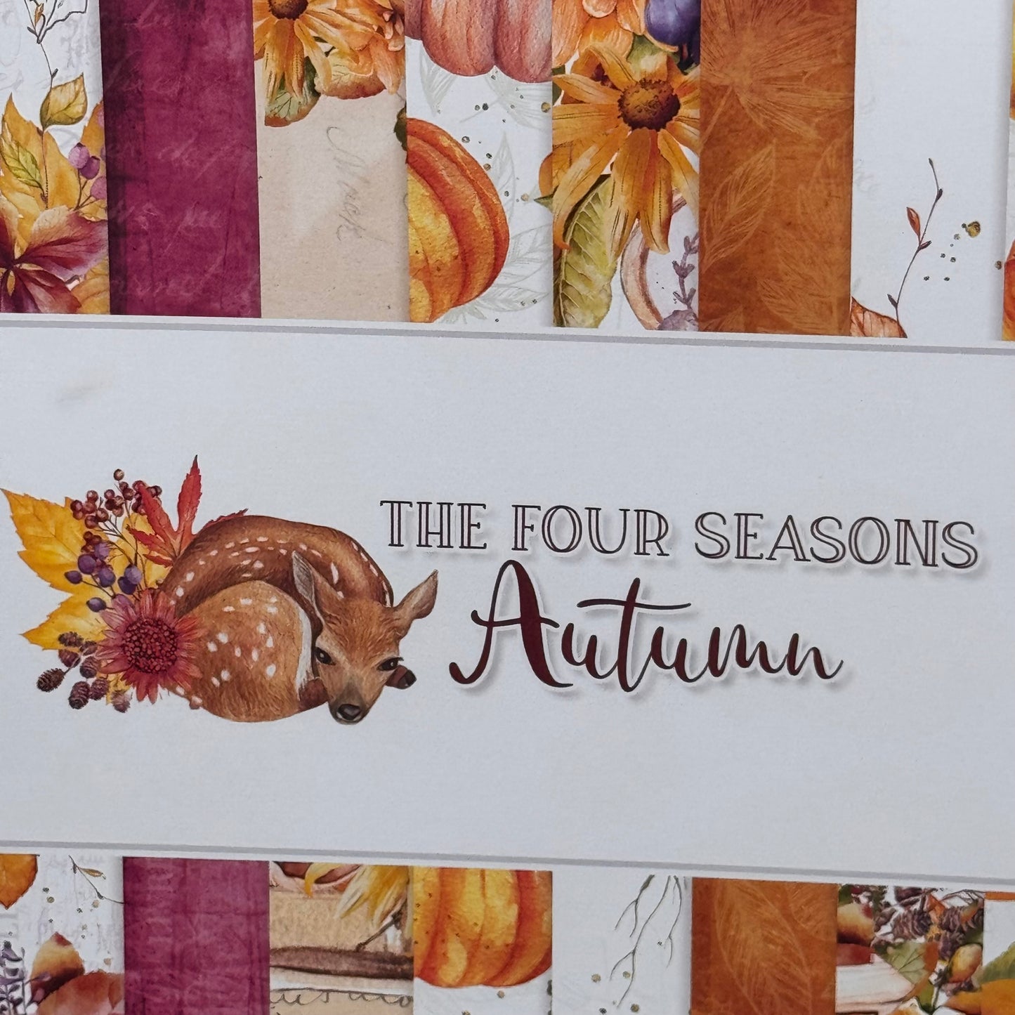 THE FOUR SEASONS (2 Pack) Autumn Collection Paper Pad Stock Paper 12" x 12" 6 Designs