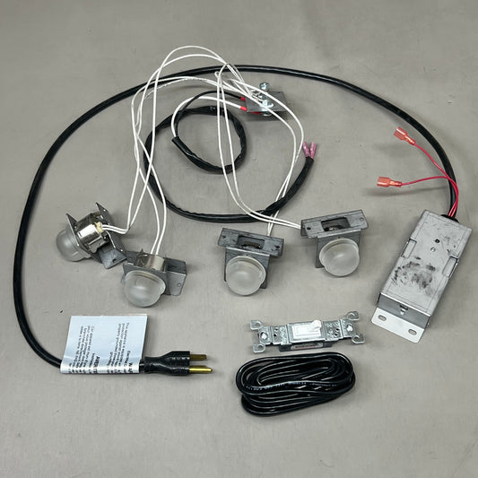 KINGSMAN Four-Lamp Universal Accent Light Kit For ZCVRB60 Glass Media ULK64