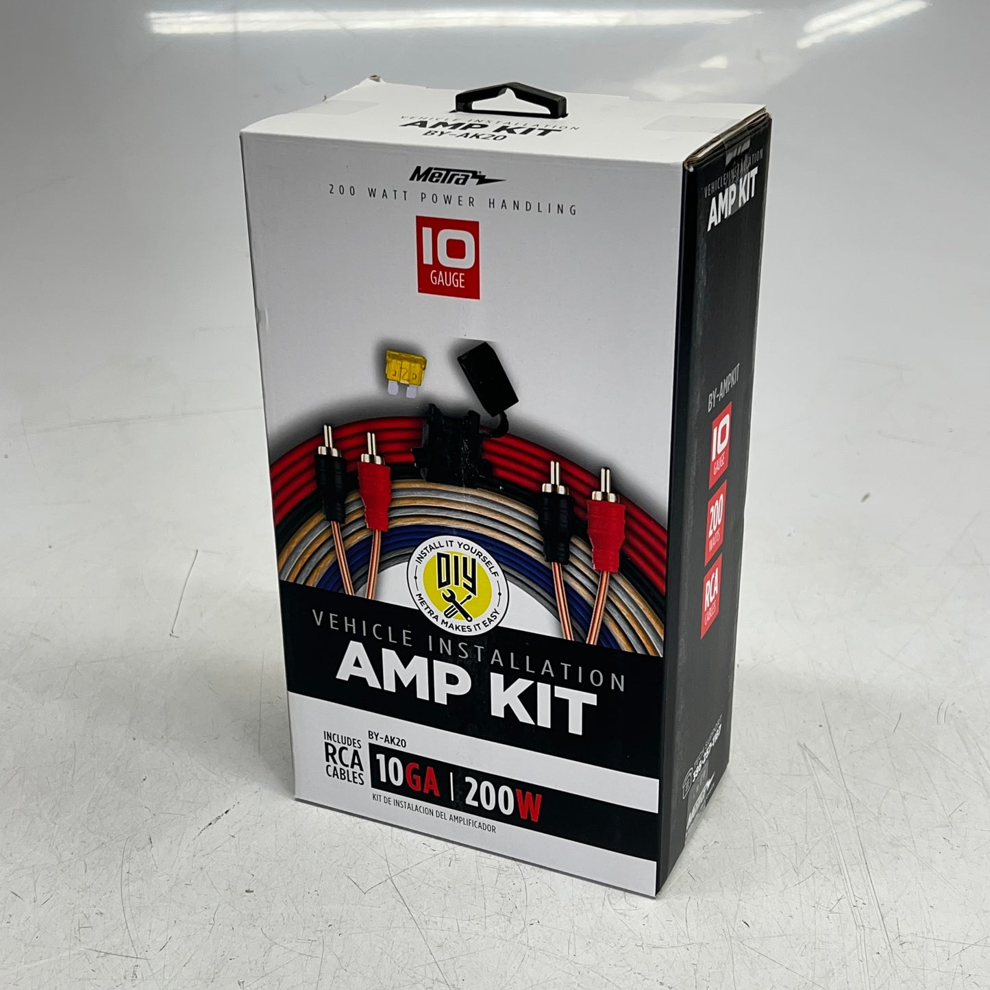 METRA Vehicle Installation Amp Kit 10 Gauge 200 W Power Handling 17'  BY-AK20