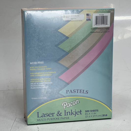 PACON (500 Sheets) Laser & Inkjet Multi Purpose Paper Sz 8-1/2" x 11", PI0I058