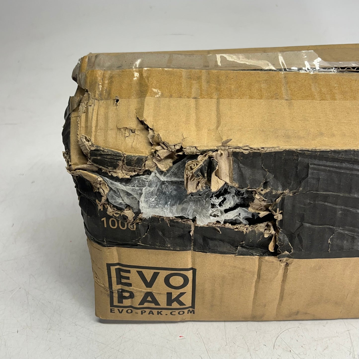 ZA@ EVO PAK (1000 PACK) Fork Plastic Utensils  Black C301B (As-Is)