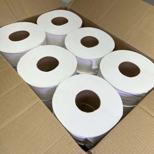 ZA@ TORK (12 ROLLS) Universal Quality 2Ply Jumbo Roll Bath Tissue 3.4"x1000' TJ0922A