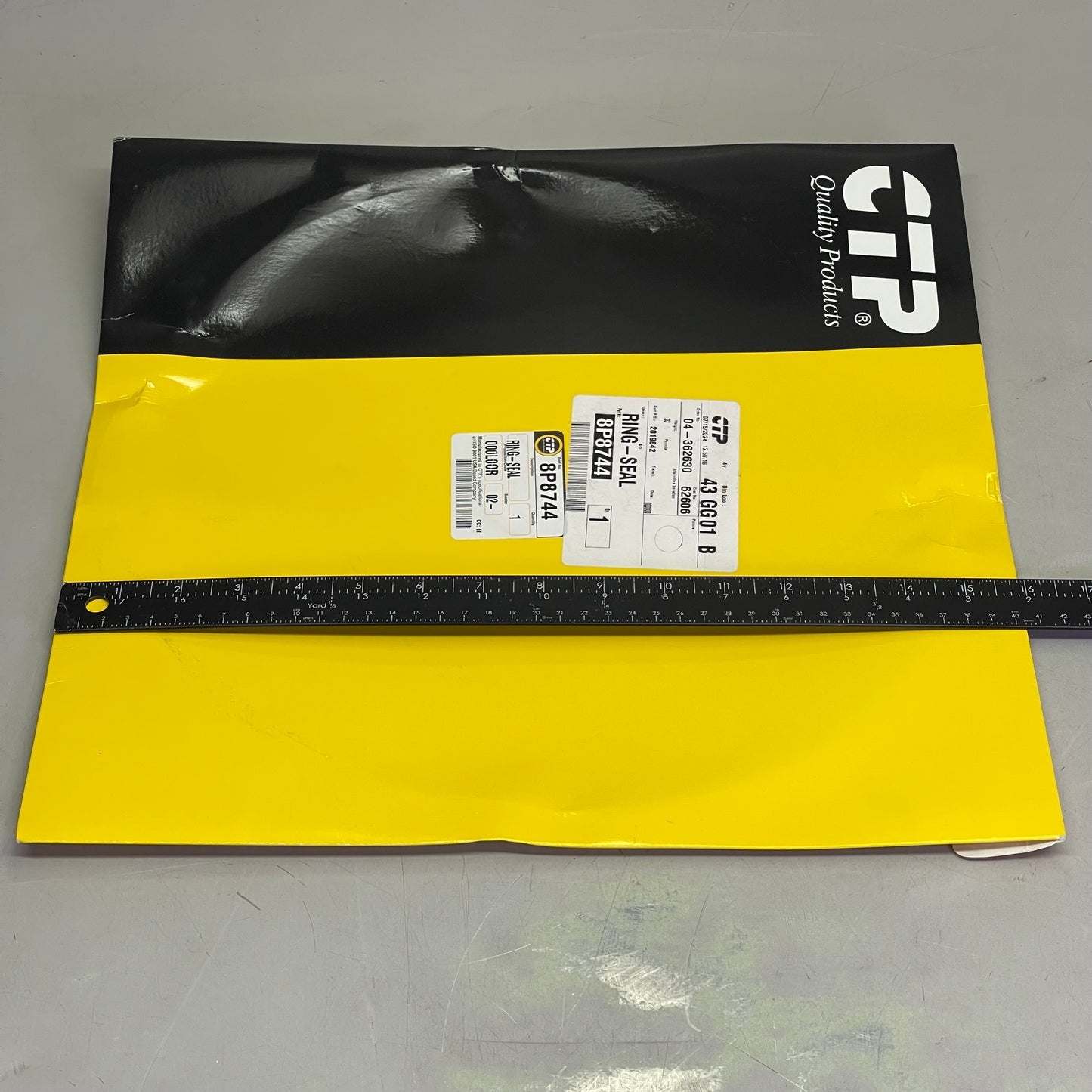 CTP Ring Seal For Caterpillar White 8P8744