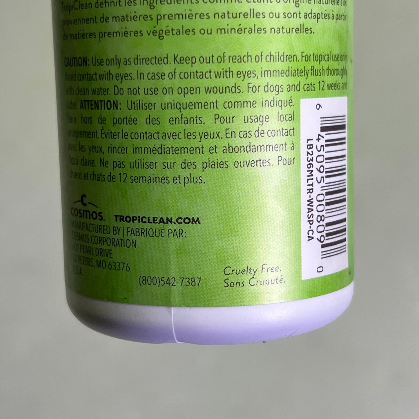 TROPICLEAN (2 PACK) Watermelon Deodorizing Spray Soothes & Conditions 8 fl oz