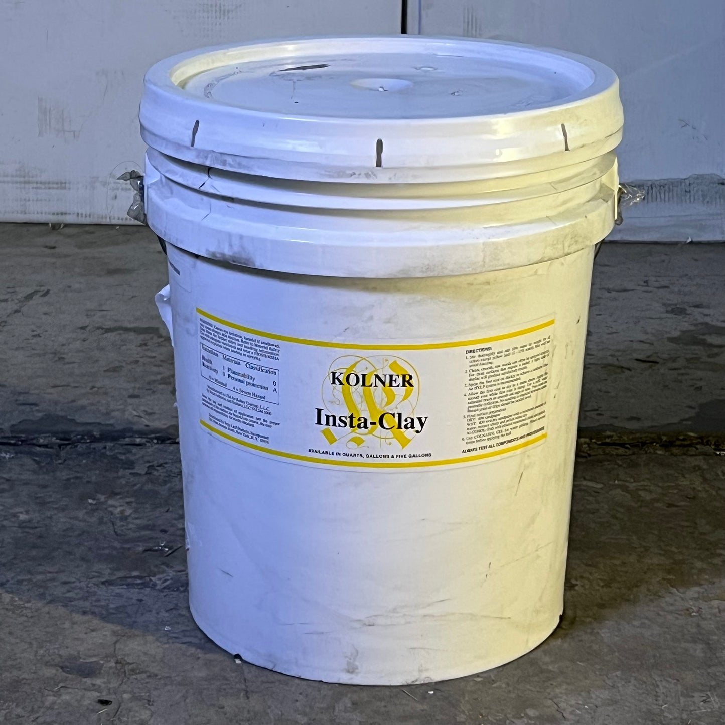 KOLNER Insta Clay Acrylic Resin Sprayable 5 Gal.