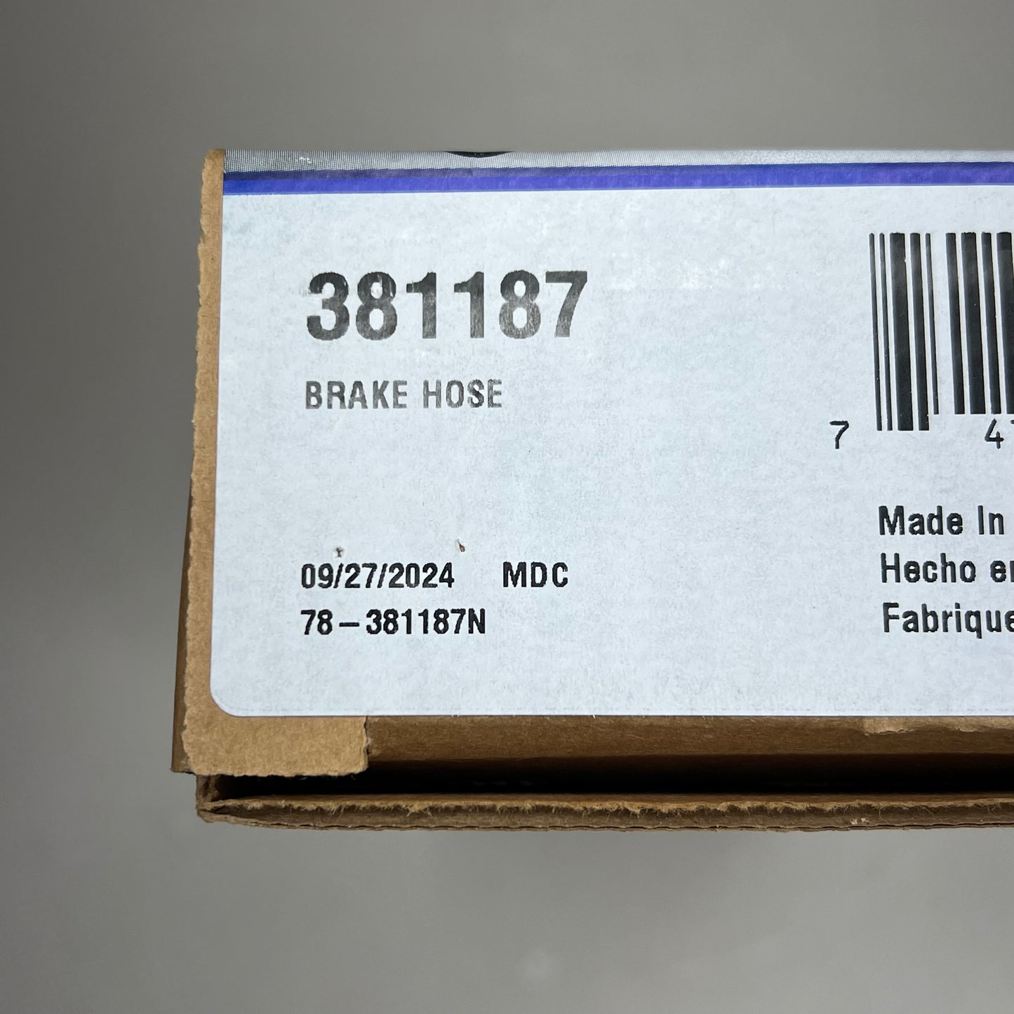 NAPA Brake Hose For Ford F350, F250 & Excursion 381187