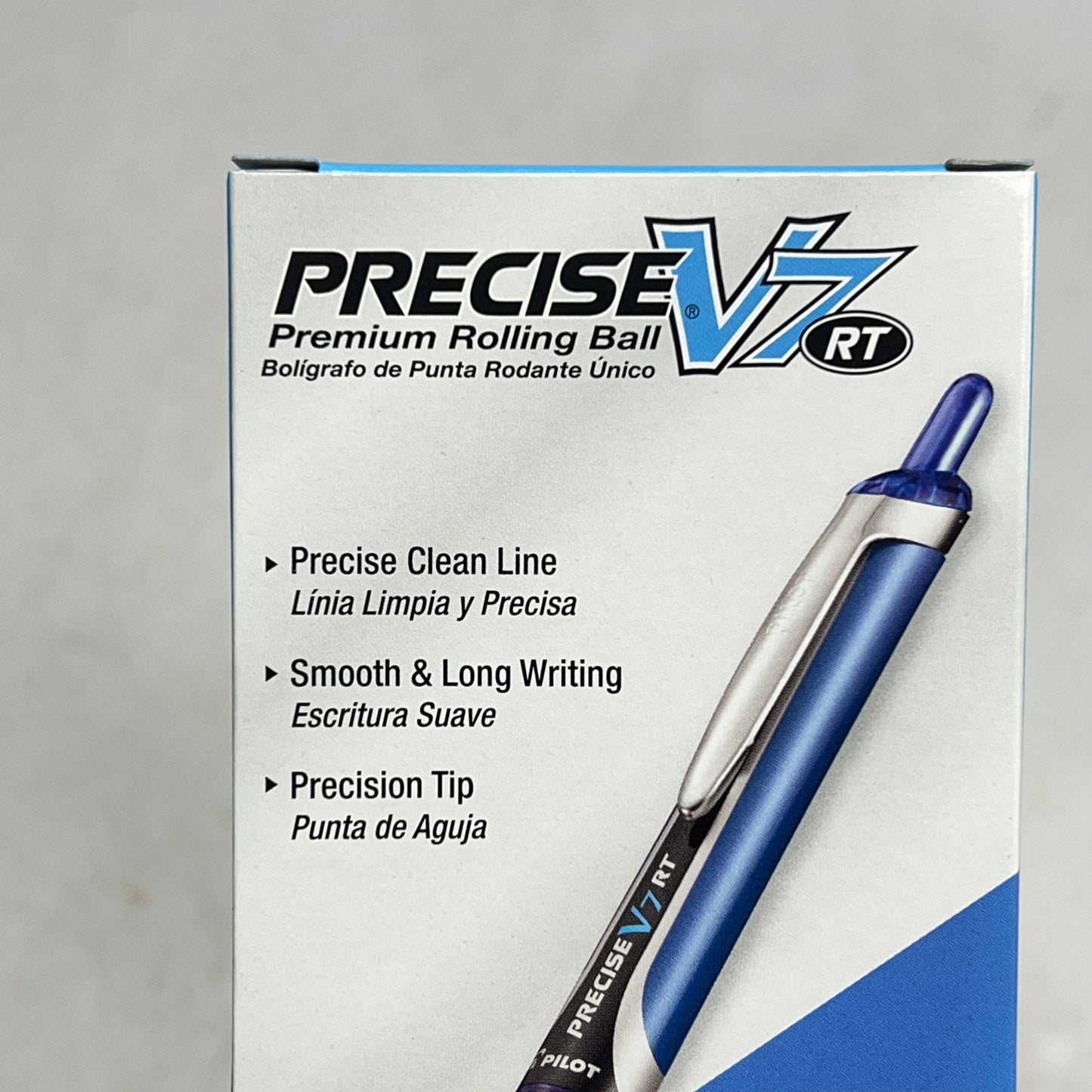 PILOT (2 PACK, 12 EACH) Precise V7 Retractable Rollerball Pens Fine 0.7 mm Blue