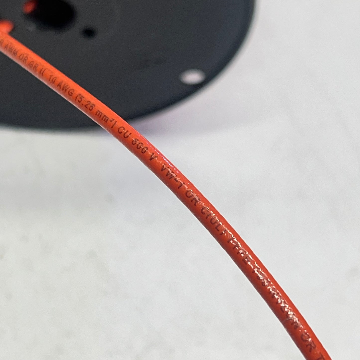 CME Stranded Insulated Tool Wire Mtv Applications  10 AWG 500' 600 V  Orange