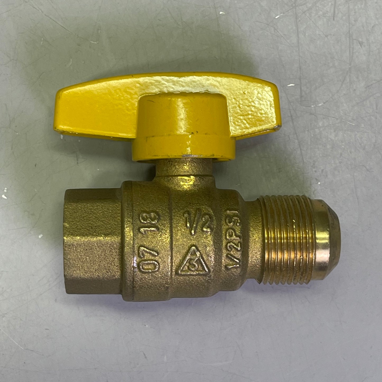 BRASSCRAFT (5 PACK) Gas Ball Valve Flare x FIP Straight 5/8" OD x 1/2" Brass