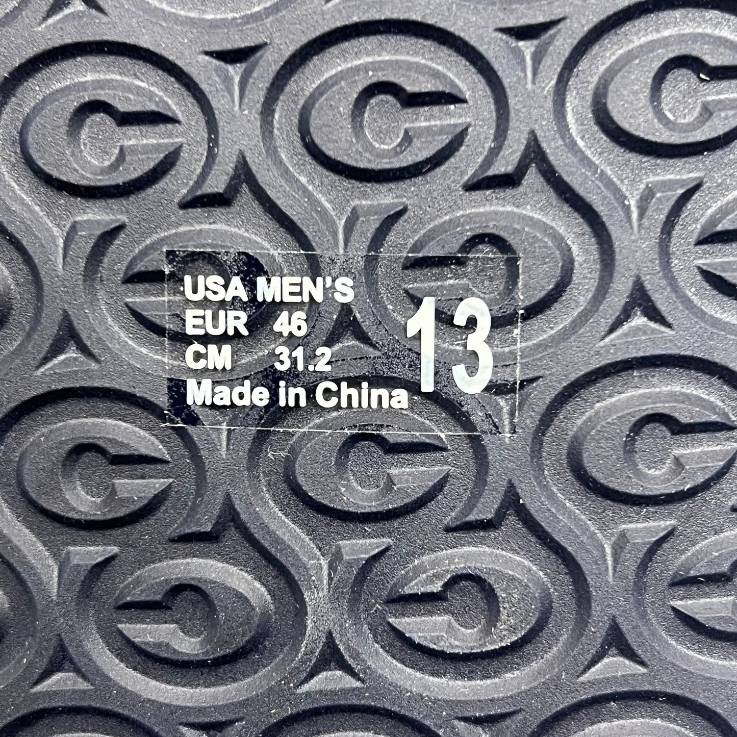 COBIAN Kandui Synthetic Leather Strap Sandals Men's Sz 13, EU 46 Navy KAN25-410-13