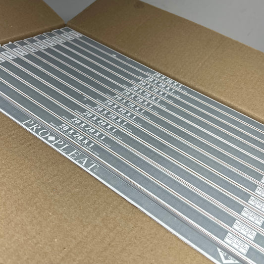 PRO PLEAT (12 PACK) Merv 8 Standard Residential Furnace Filters 20X20X1 Whi|te