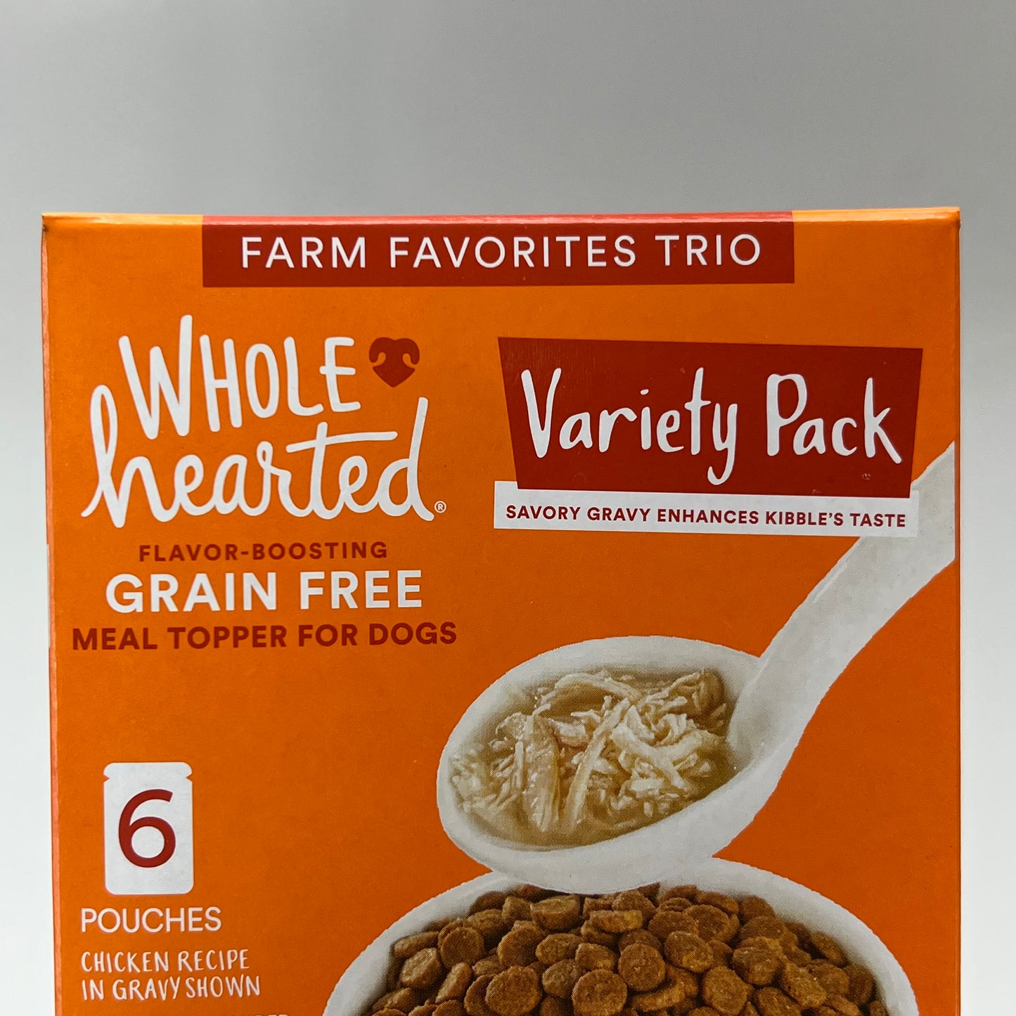 ZA@ WHOLE HEARTED  (2 PACK, 6 PACK) Farm Favorites Trio Variety Pack  2.8 oz   BB 01/28