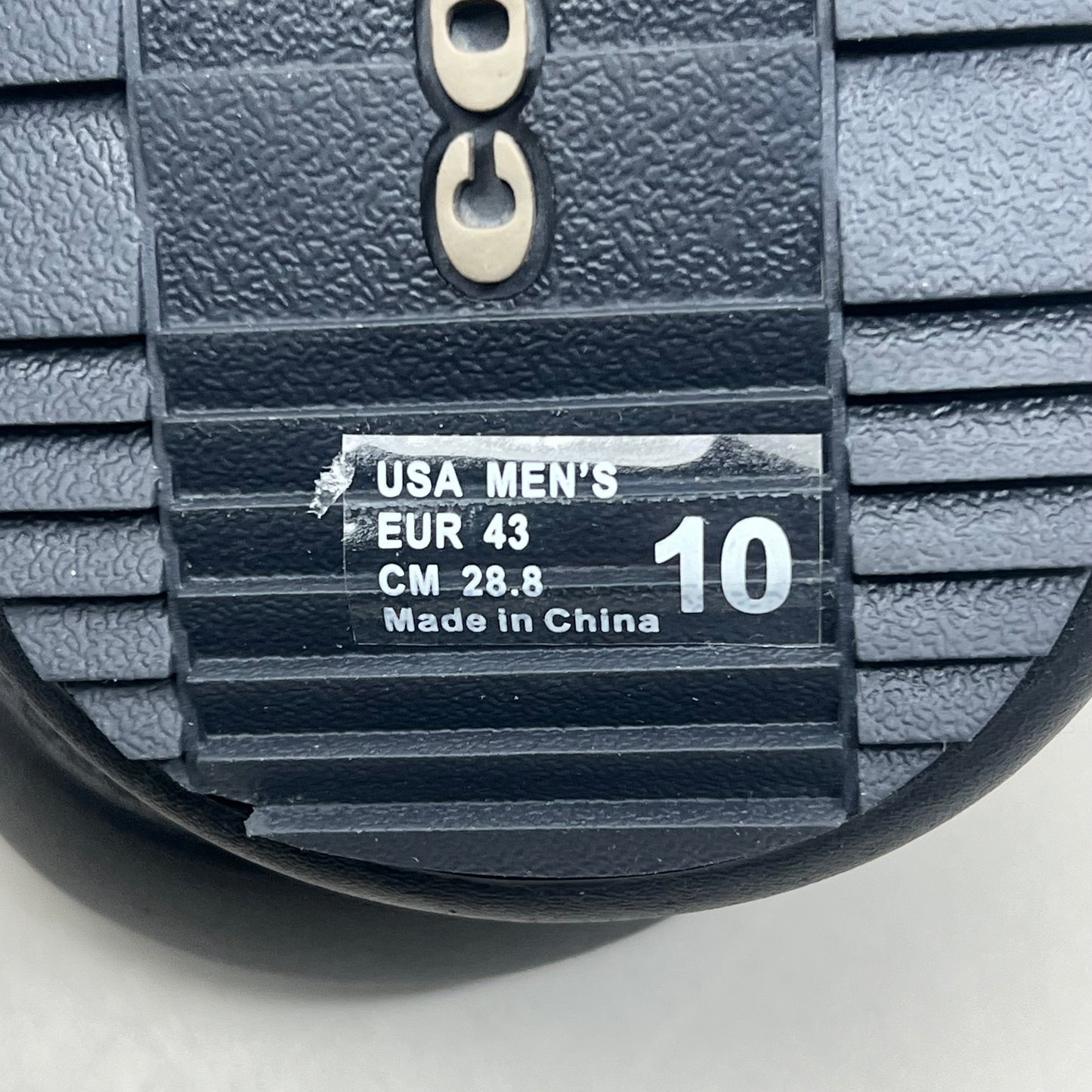 COBIAN Compass Synthetic Leather Strap Men's Sz 10, EU 43 Black COM25-001-10