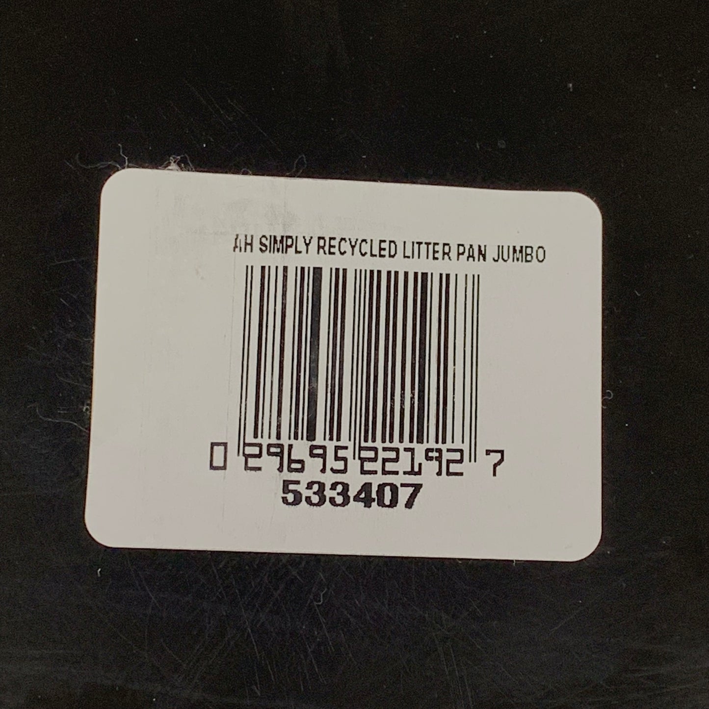 ZA@ ARM & HAMMER Simply Recycled Wave Liter Box Jumbo (4 PACK) Black 22"x16"x6.6" 22193