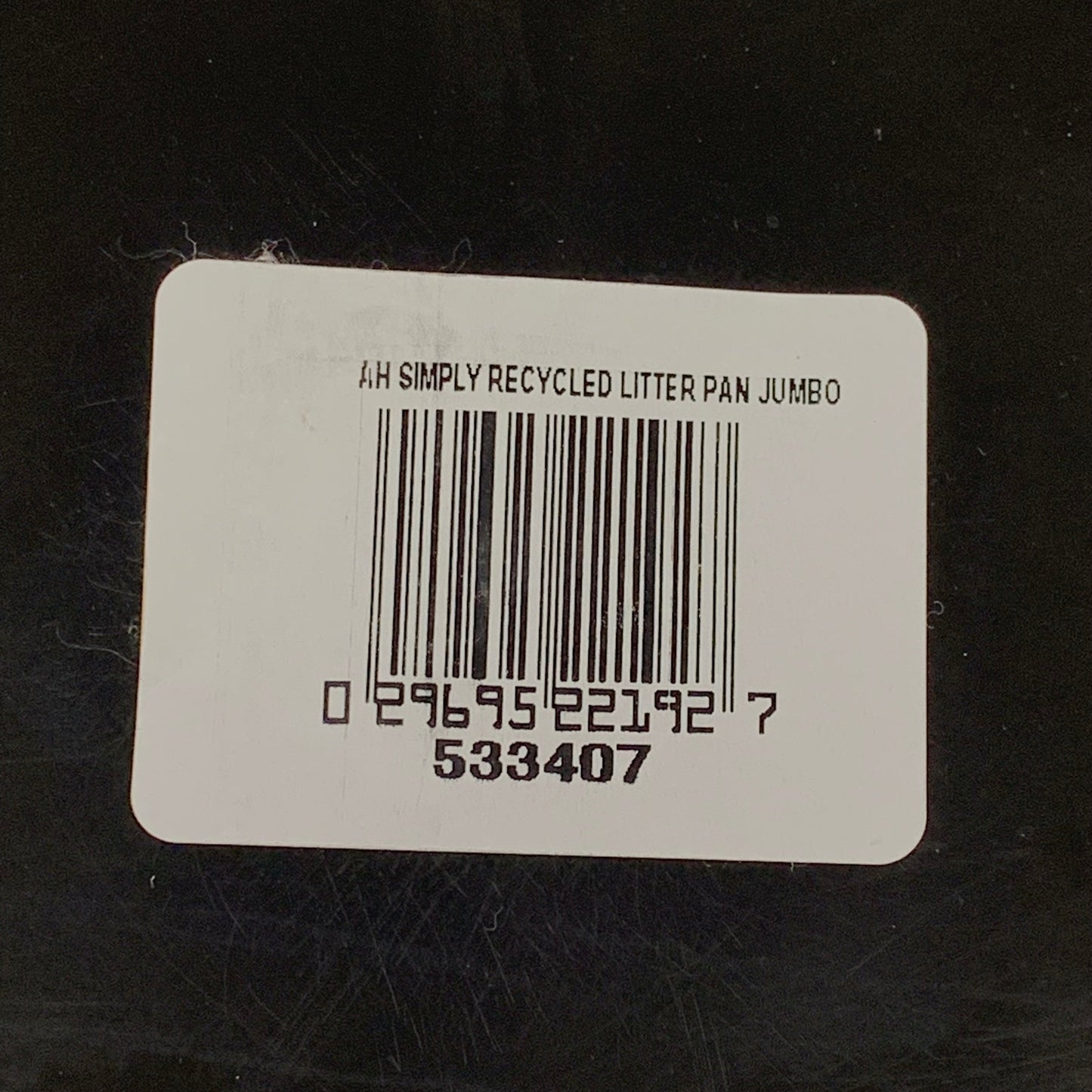 ZA@ ARM & HAMMER Simply Recycled Wave Liter Box Jumbo Black 22"x16"x6.6" 22193 A