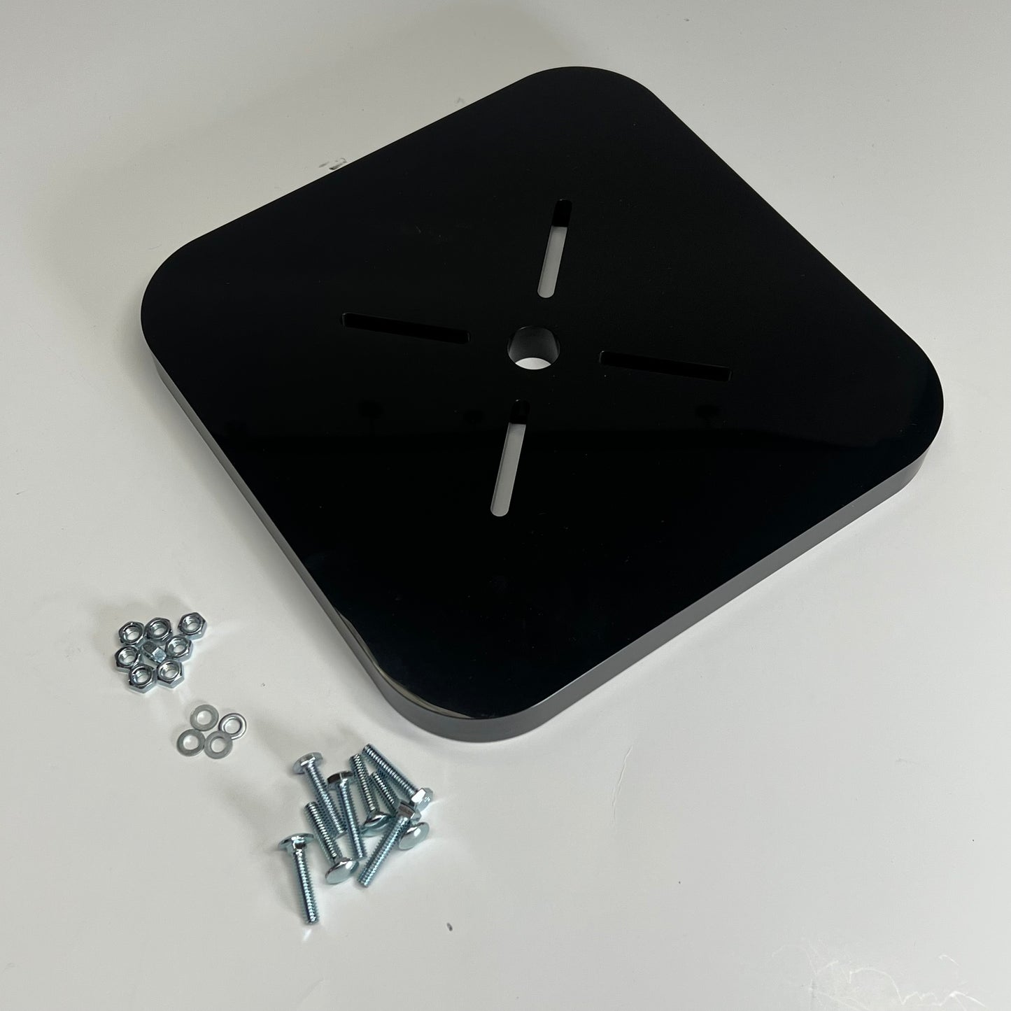 PEDESTAL PRO Rfid Buffer Plate - Hid Maxiprox 5375 12x12 Black CS-ABP-1212