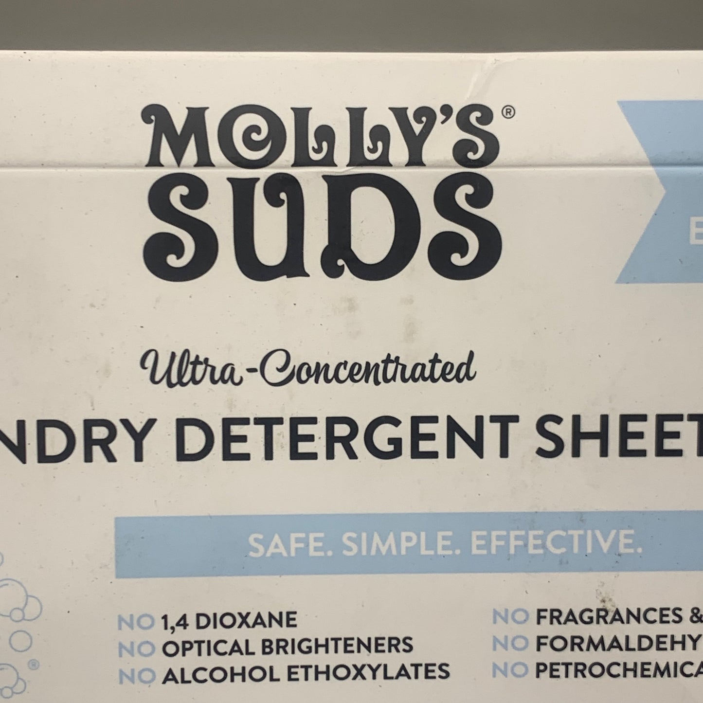 ZA@ MOLLY'S SUDS (3 PACK) Laundry Detergent Sheets Ultra-Concentrated 70 Loads 35 Sheets (New Other) A