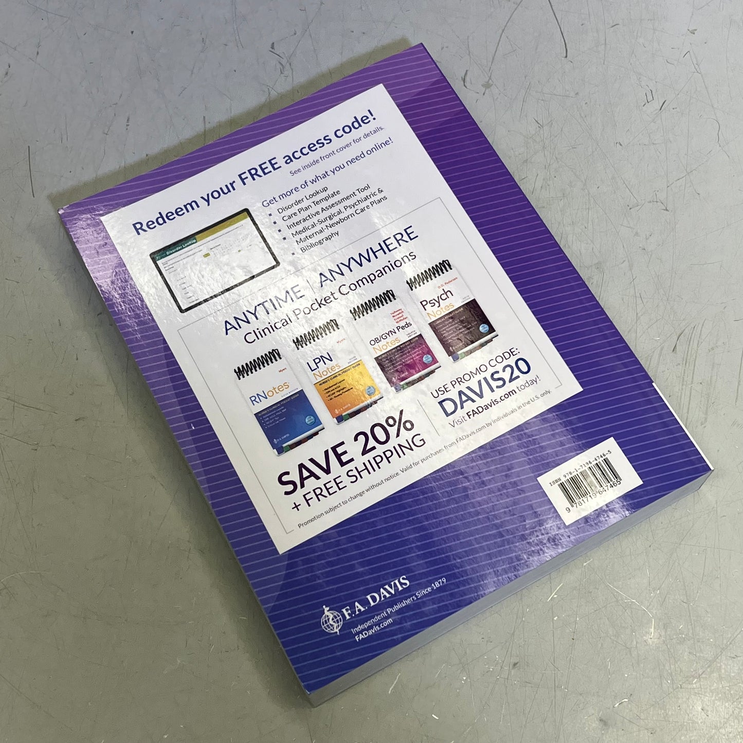 NURSING CARE PLANS 11TH EDITION Step-By-Step Paperback Book Marilynn E Doenges