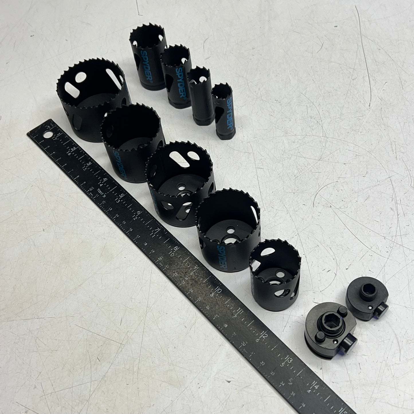 SPYDER Bi-metal Hole Saw Kit Rapid Core Eject Cut Up to 5x Faster 13 Pc 600887