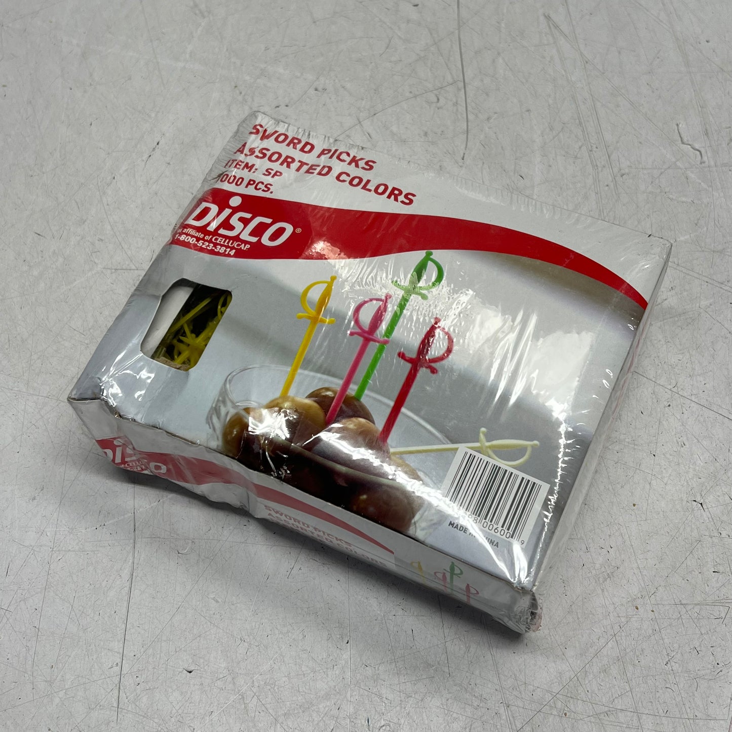 ZA@ DISCO (1000 PACK) Cocktail Sword Picks Multicolor SP (As-is)