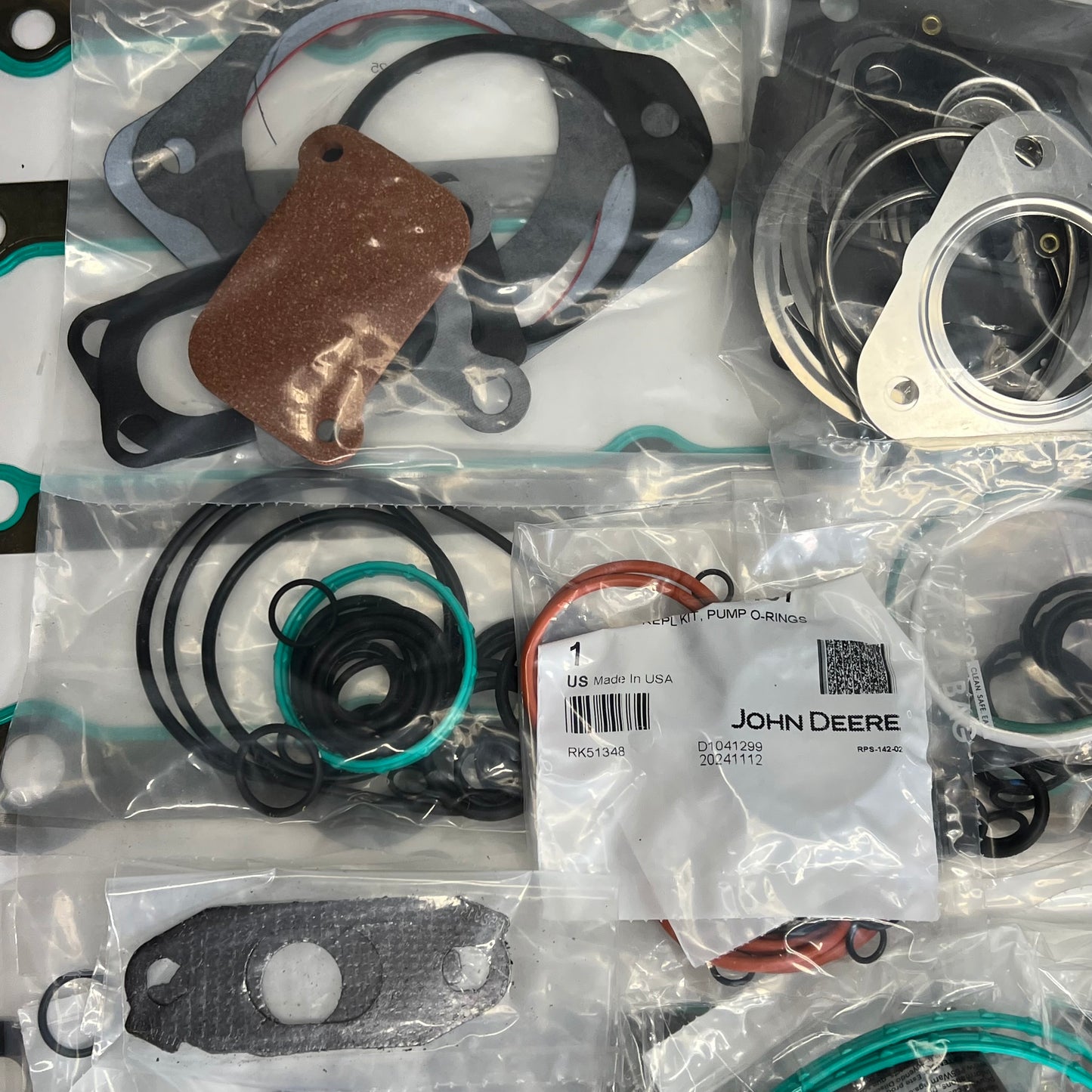 JOHN DEERE Genuine OEM Engine Gasket Kit For 9.0 Diesel DZ113616