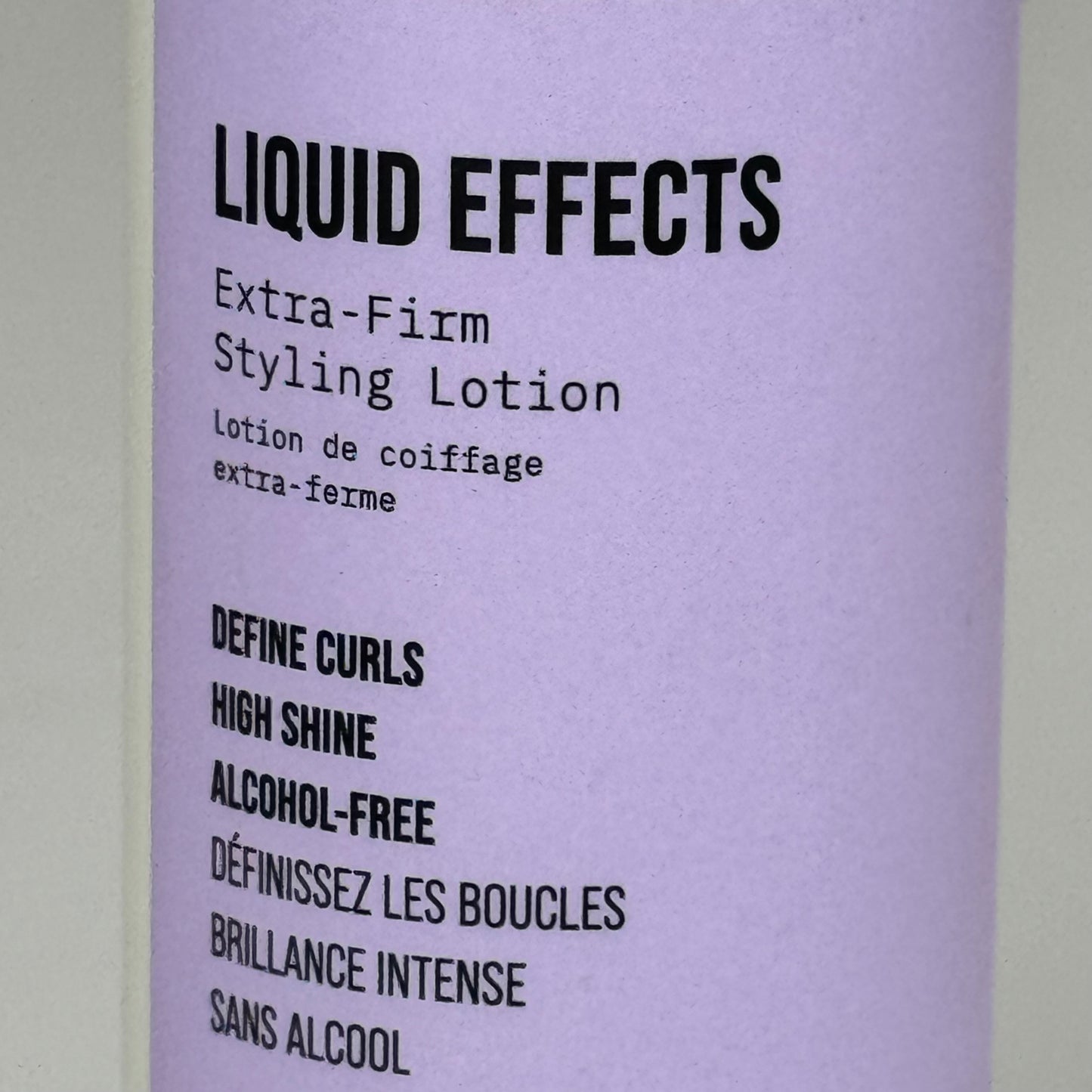 AG CARE Liquid Effects Extra-Firm Styling Lotion Define Curls High Shine 8 floz