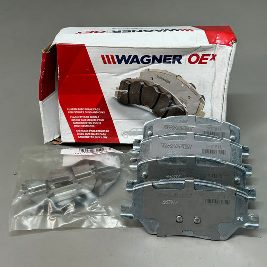 WAGNER OEx Premium Ceramic Disc Brake Pad Set 5 1/2" x 2 1/2" OEX1811