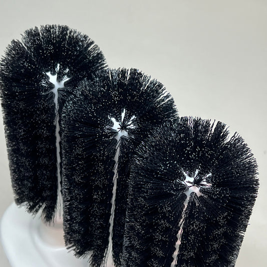 CARLISLE Sparta Heavy Duty Manual Triple Glass Washer 8" Black/White 4046103