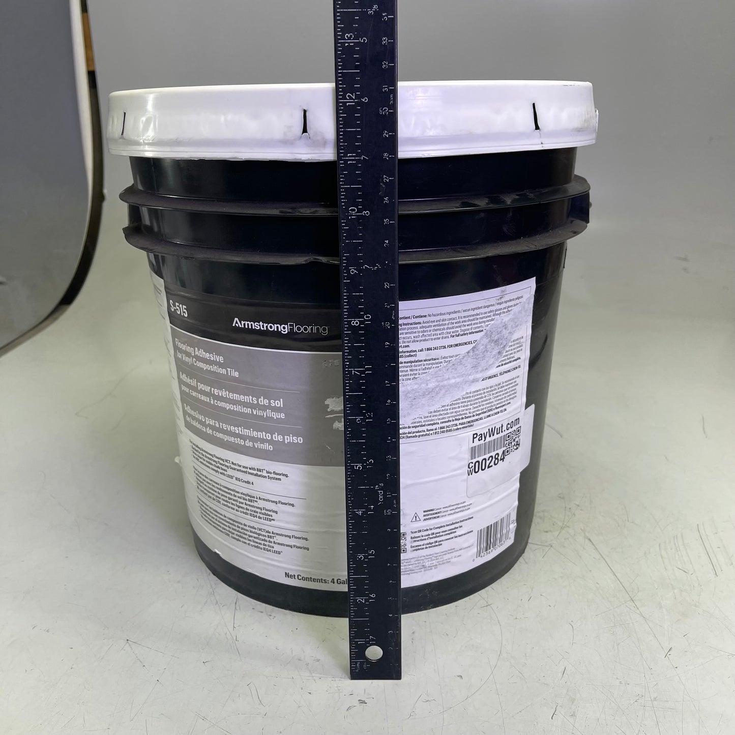 ARMSTRONG Flooring Adhesive For Vinyl Composition Tile 4 Gal S-515