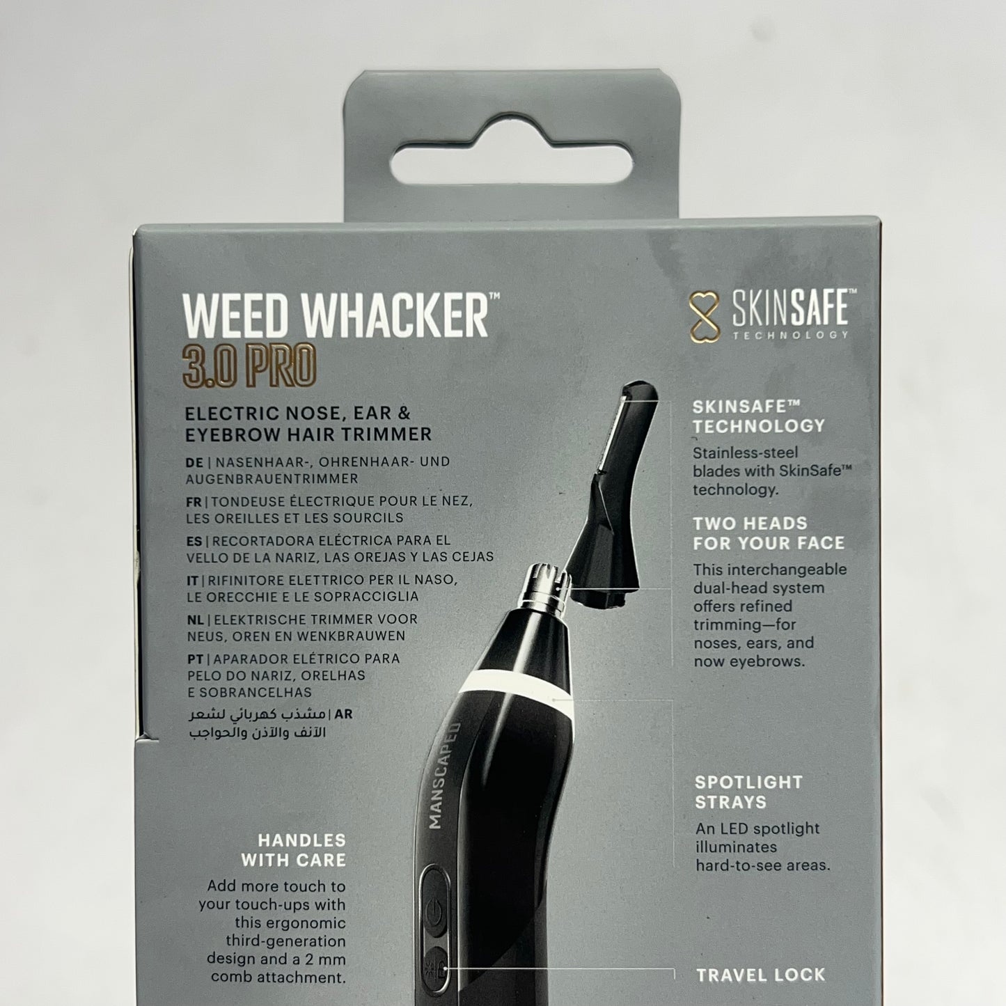 MANSCAPED Weed Whacker 3.0 Pro Skinsafe Technology 60 Min Runtime 30-00062-NA