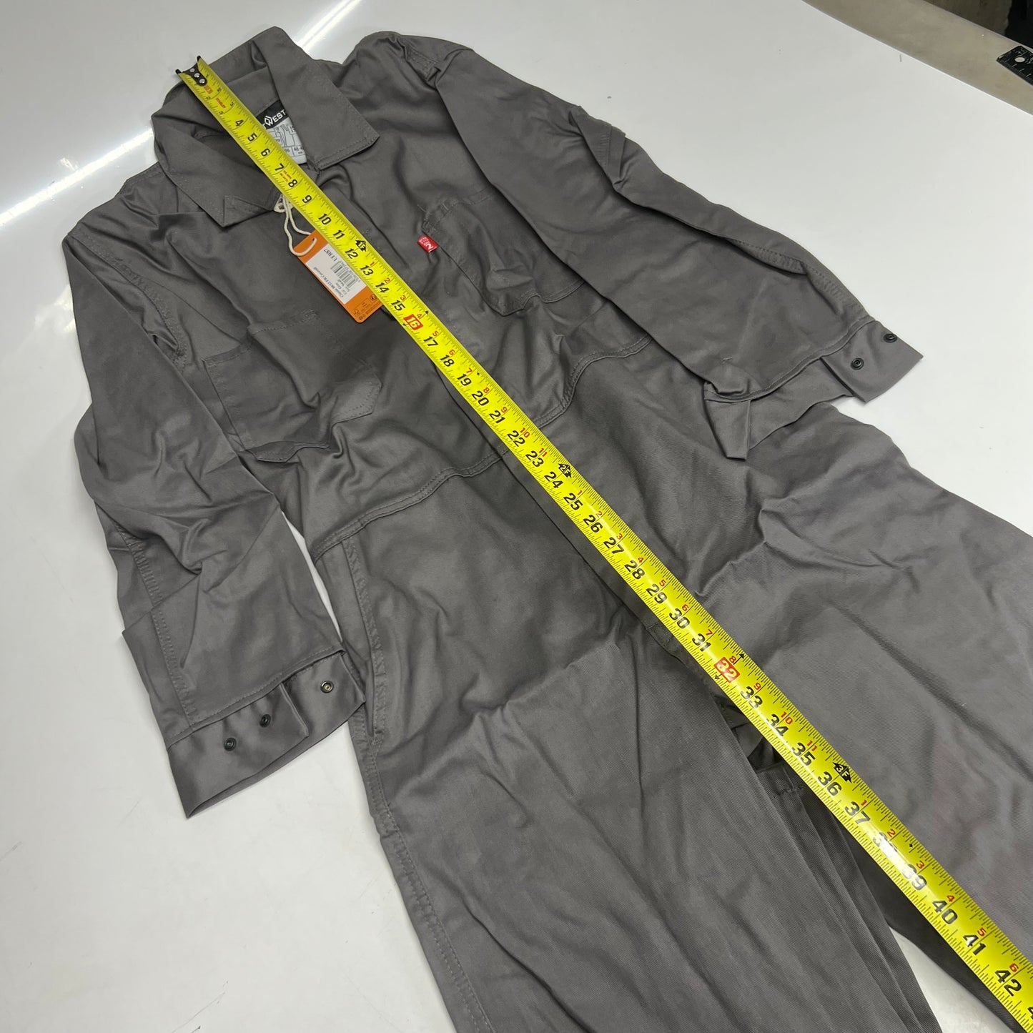 PORTWEST Bizflame 88/12 Classic FR Coveralls Sz Small, Grey UFR87