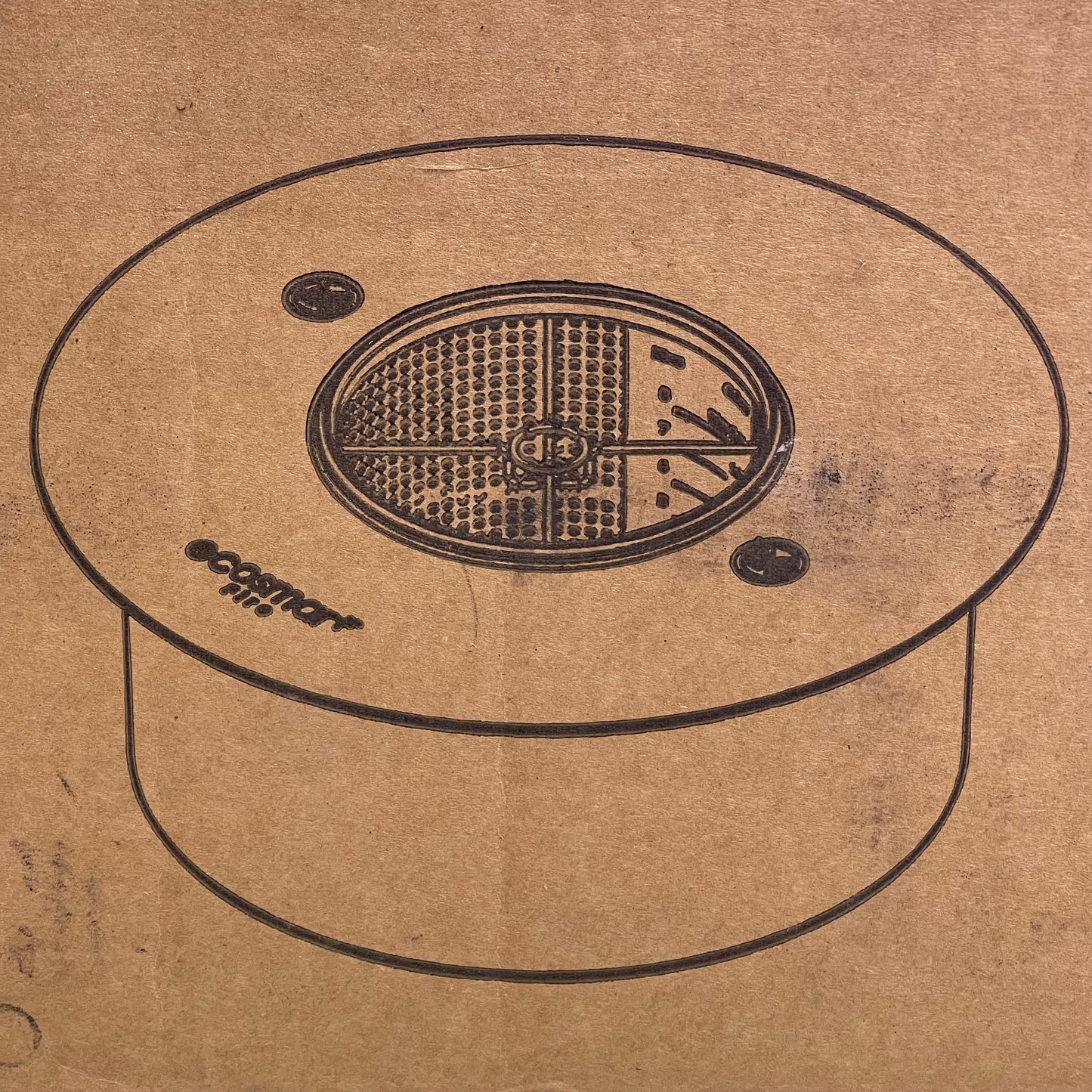 ECOSMART AB8 Round Ethanol Burner 14” Black ESF.2.B.AB8